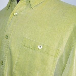 Indigo Palms Denim Khaki Tan Long Sleeve Shirt